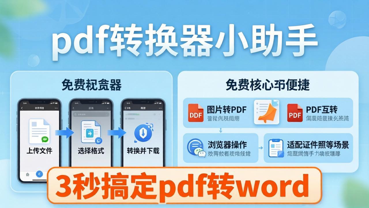 PDF转图片怎么操作？多页PDF如何一键导出高清图片？2026年零门槛教程